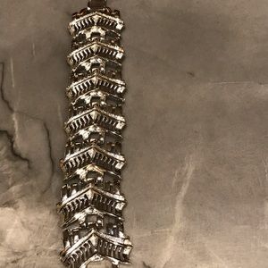 Bracelet Silver Tone 6.5” Vintage Estate Find